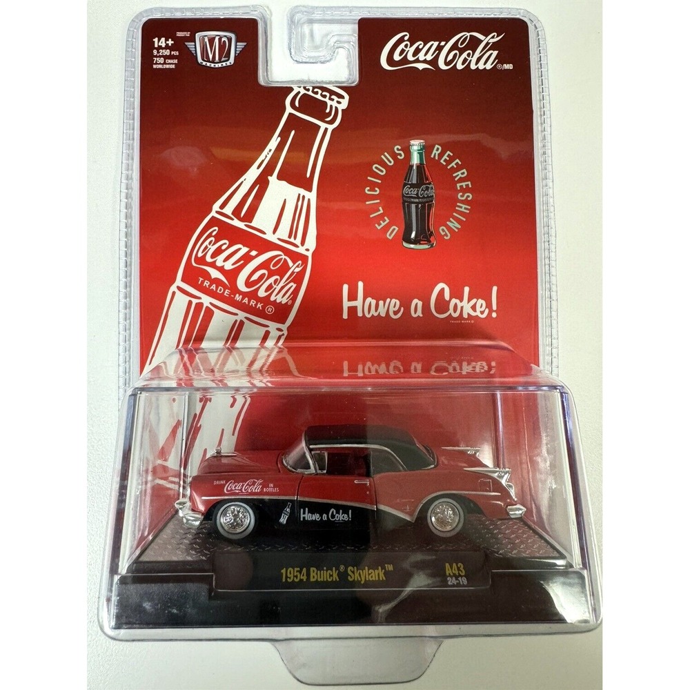 2024 M2 Machines Coke: Red 1954 Buick Skylark‎ CHASE A43 24-19 w/ Acrylic Case